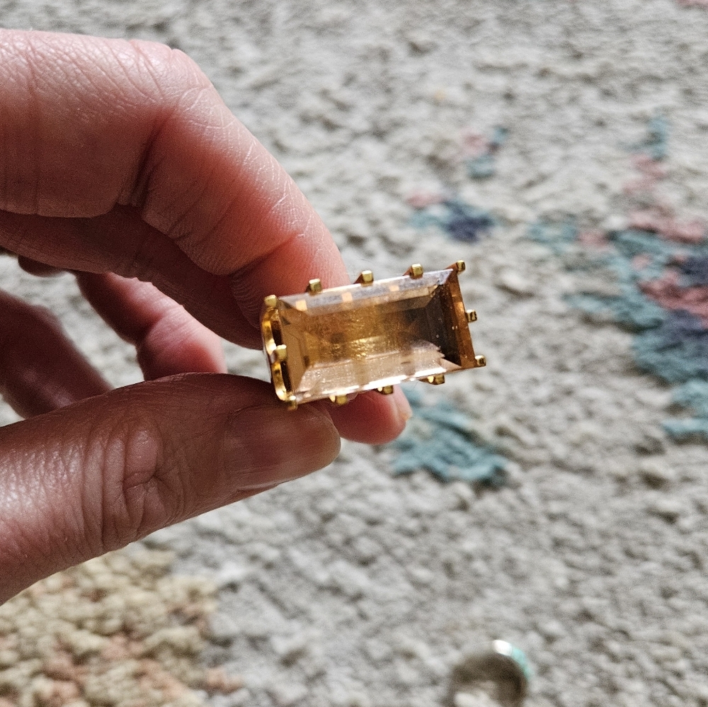 Dean Davidson morganite castle ring size 6